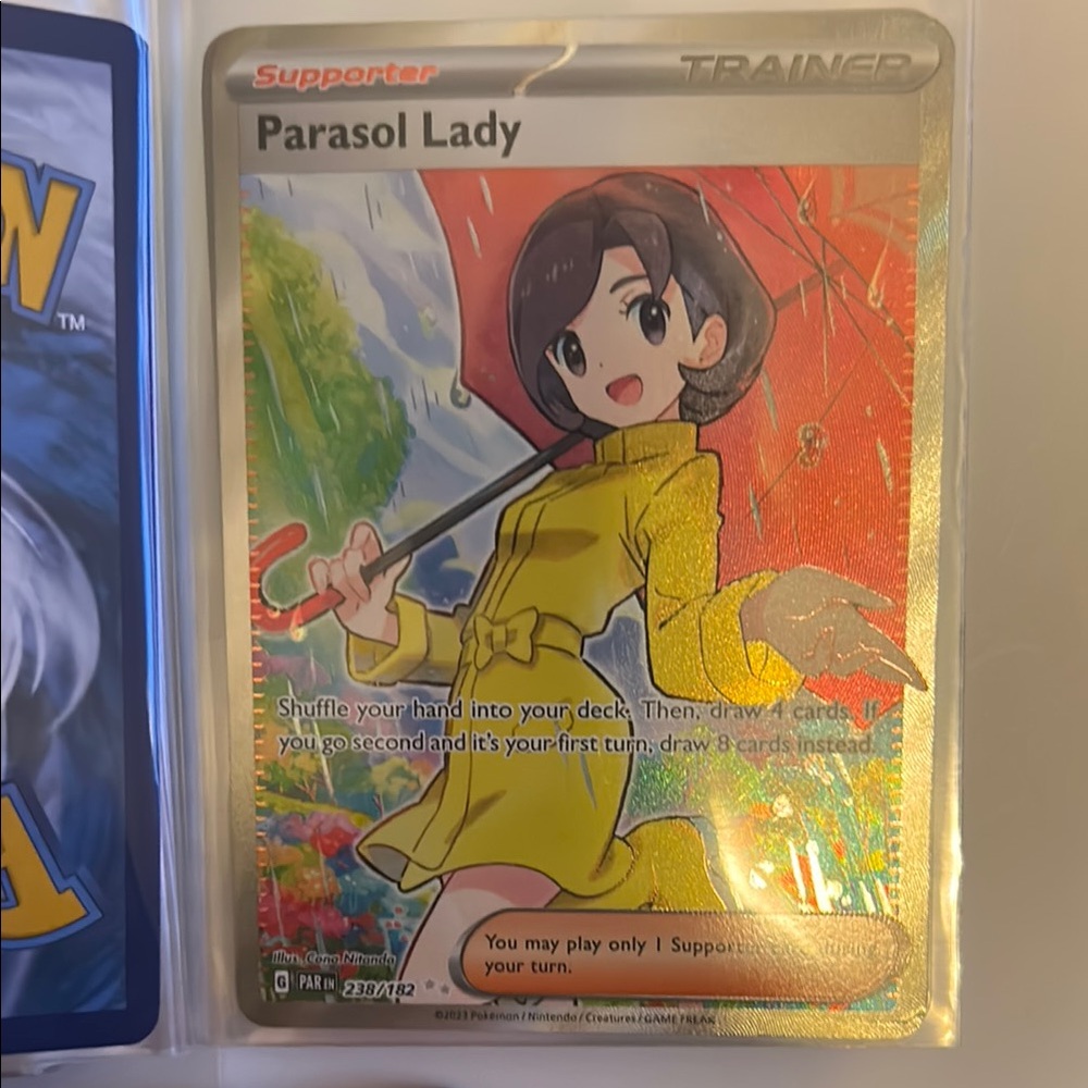 Parasol Lady Trainer Card